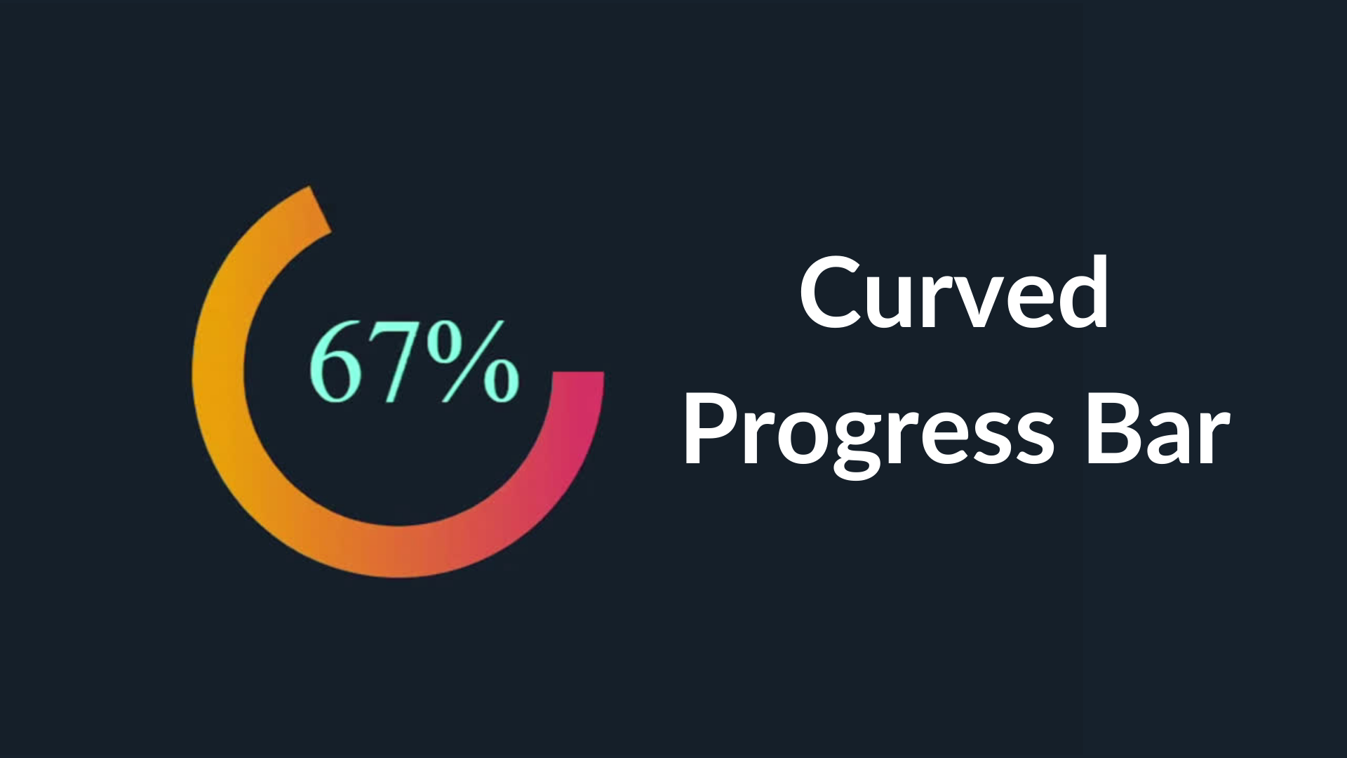 Curved Progress Bar
