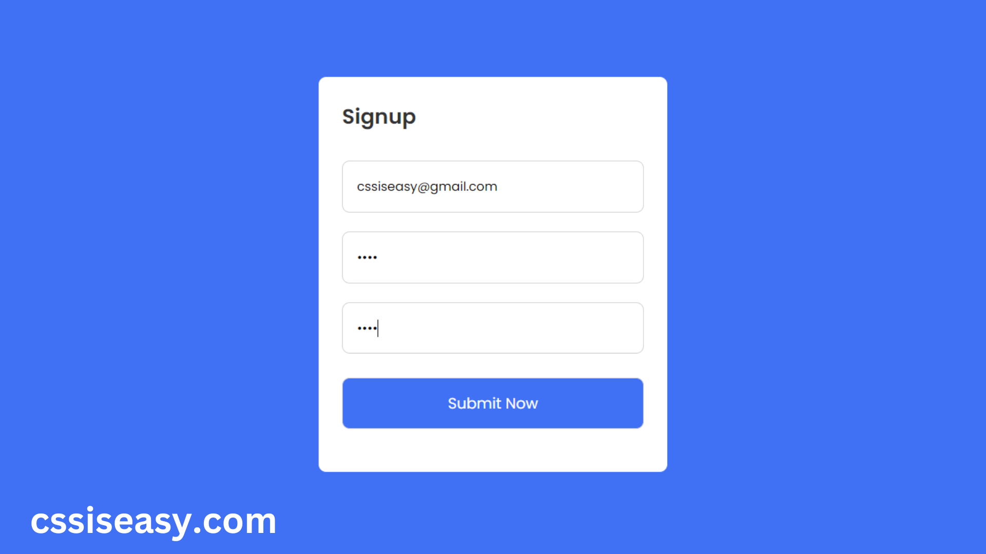 Interactive Registration Form